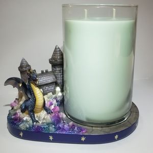 Jar Holder Candle Tray Mystical Dragon
